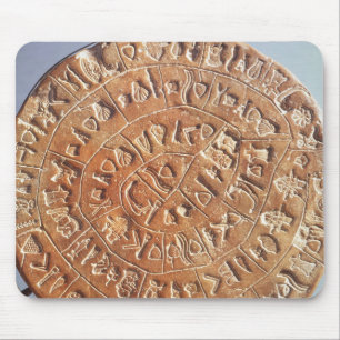The Phaistos Disc, with unknown significance Mouse Mat