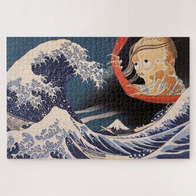 The Phantom at The Great Wave Jigsaw Puzzle (Horizontal)