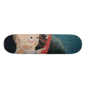The Phantom of Kohada Koheiji by Katsushika Hokusa Skateboard