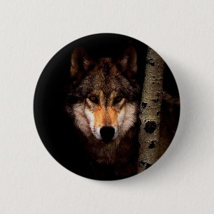 The Phantom Wolf 6 Cm Round Badge
