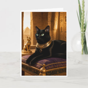 The Pharaoh’s Black Cat Card