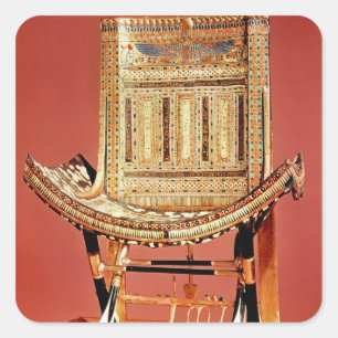 The pharaoh's ecclesiastical throne square sticker