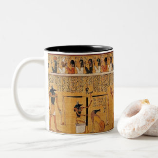 The Pharaohs of Ancient Egypt Art Two-Tone Coffee Mug