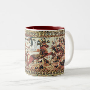 The Pharaohs of Ancient Egypt Art Two-Tone Coffee Mug