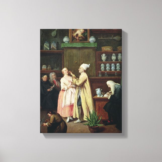 The Pharmacist Canvas Print (Front)
