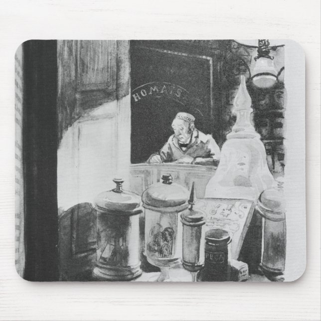 The Pharmacist Homais Mouse Mat (Front)