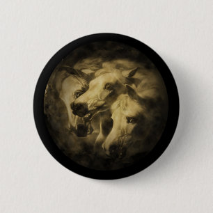 The Pharoah's Horses 6 Cm Round Badge