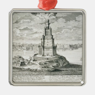 The Pharos of Alexandria, plate 9 from 'Entwurf ei Metal Tree Decoration