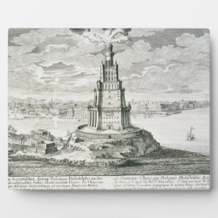 The Pharos of Alexandria, plate 9 from 'Entwurf ei Plaque