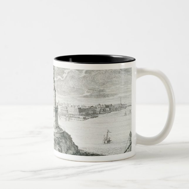 The Pharos of Alexandria, plate 9 from 'Entwurf ei Two-Tone Coffee Mug (Right)