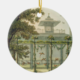 The Pheasantry, engraved by Joseph Constantine Sta Ceramic Tree Decoration