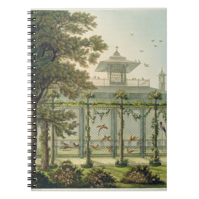 The Pheasantry, engraved by Joseph Constantine Sta Notebook (Front)