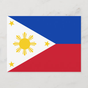 The Philippines Flag Postcard