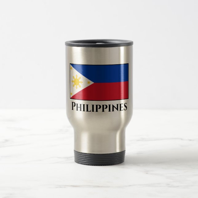 The Philippines Flag Travel Mug (Center)