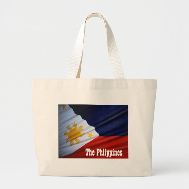 The philippines large tote bag (Front)