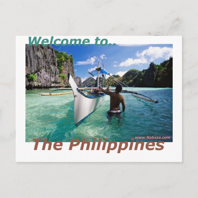 The Philippines Souvenir and Novelty Store Postcard (Front)