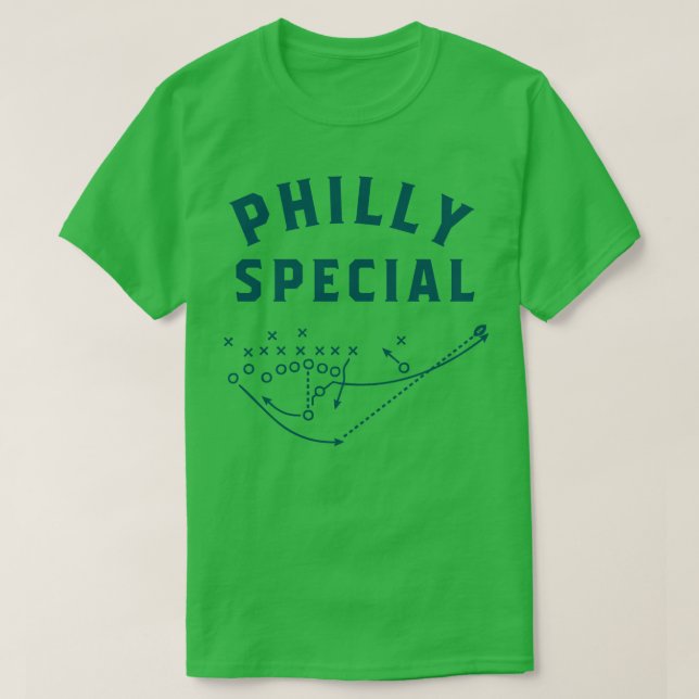 The philly BOLD team colours text T-Shirt (Design Front)