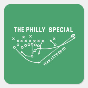 The Philly Special - Yeah let's do It Square Sticker