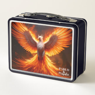 The Phoenix Reborn Metal Lunch Box