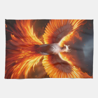 The Phoenix Reborn Tea Towel