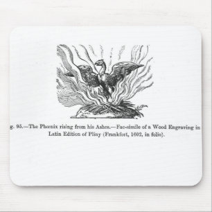 The Phoenix rising from his ashes Mouse Mat
