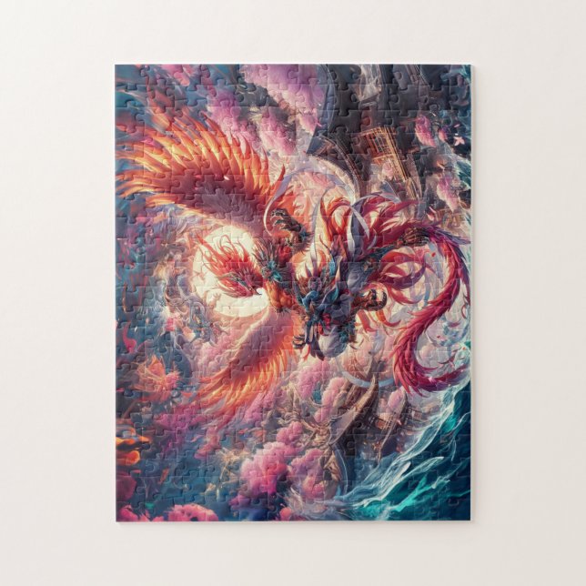 The Phoenix Warrior Jigsaw Puzzle (Vertical)