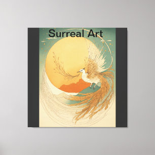 The Phoenix's Solstice Dance" Canvas Print