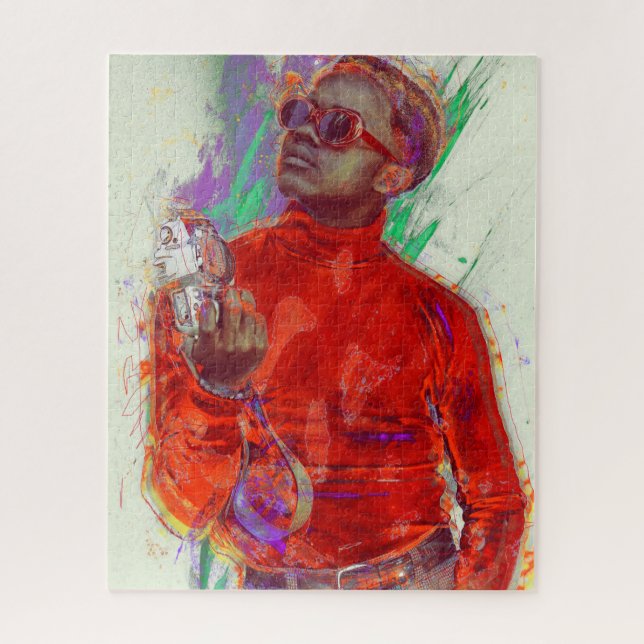 The Photographer Afrocentric Jigsaw Puzzle (Vertical)