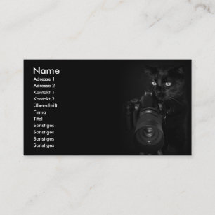 The photographer - business card