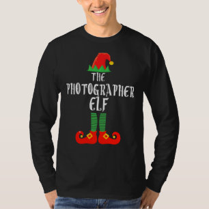 The Photographer Elf Family Matching Group Christm T-Shirt