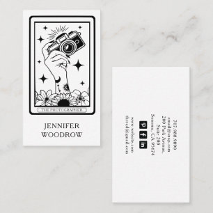The Photographer Tarot Business Card