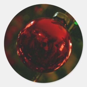 The Photographer's Ornament Classic Round Sticker