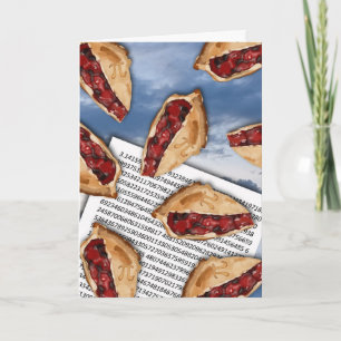 The Pi is Falling, Pi Day Greeting Card
