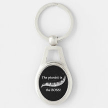 The pianist is the BOSS Keychain