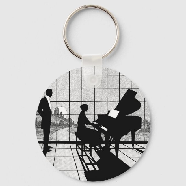 The Pianist Key Ring (Front)