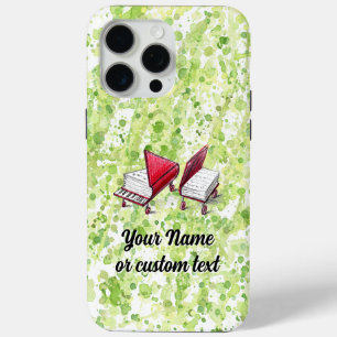 The Piano Book Of Transformation Lime Cream iPhone 15 Pro Max Case