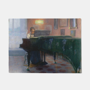 The Piano Player (Pianist) (Female Musician) Doormat