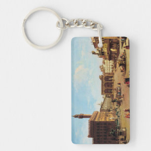 The Piazza della Signoria in Florence Key Ring