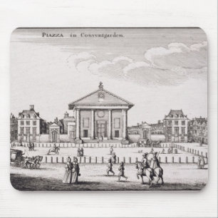 The Piazza in Covent Garden, 1647 (engraving) Mouse Mat