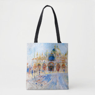 The Piazza San Marco, Renoir Tote Bag