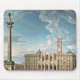 The Piazza Santa Maria Maggiore, 1752 Mouse Mat