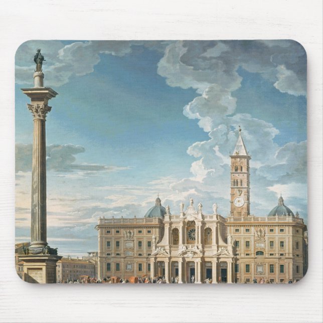 The Piazza Santa Maria Maggiore, 1752 Mouse Mat (Front)