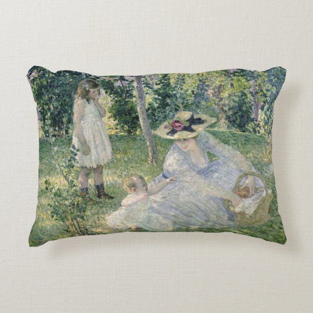 The Picnic, 1903 Decorative Cushion (Front)