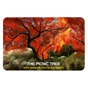 The Picnic Tree Magnet