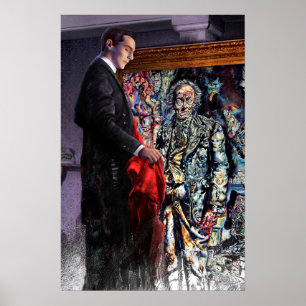The Picture of Dorian Grey Gothic Horror Art Poster