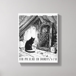 The Picture of Dorian’s Cat Canvas Print