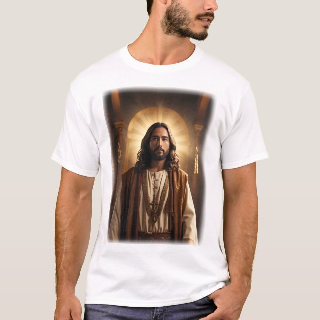 The Picture of Jesus Christ in HD T-Shirt (Front)