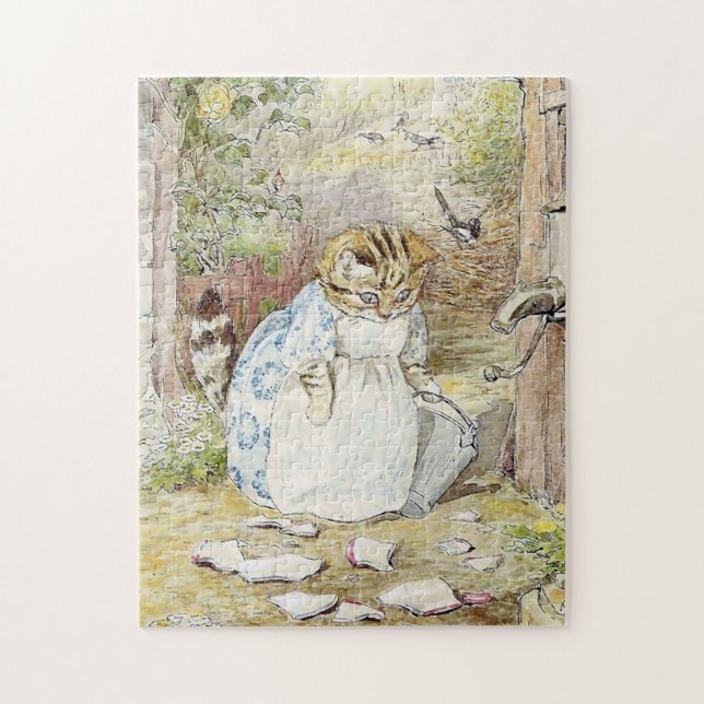 The Pie and the Patty Pan by Beatrix Potter Jigsaw Puzzle (Vertical)