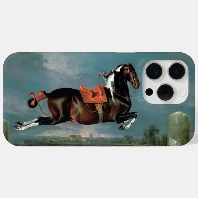 The Piebald Horse "Cehero' Rearing Case-Mate iPhone Case (Back (Horizontal))