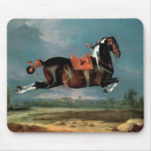 The Piebald Horse "Cehero' Rearing Monogram Mouse Mat
